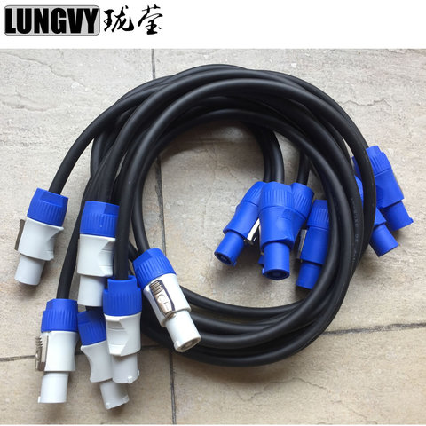 Free Shipping 1-10M AC Power Cable for Beam Moving Head Light Beam 5R/7R Moving Head Light Extension Powercon Cable In And Out ► Photo 1/6