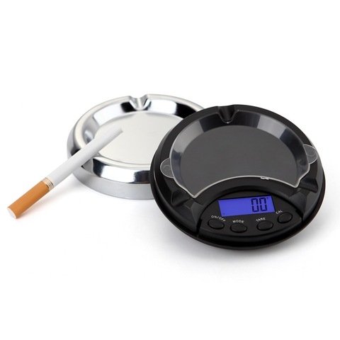 High precision 0.01g Pocket Digital Scale Jewelry Gold Balance Weight Gram LCD weighting Electronic Scales Ashtray shape ► Photo 1/6