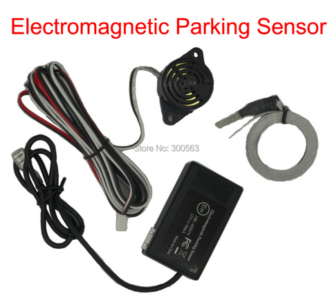 Free shipping Electromagnetic parking sensor,no drill hole,Car Reverse Backup Rada Sensors,Backup Radar System,with big antenna ► Photo 1/1