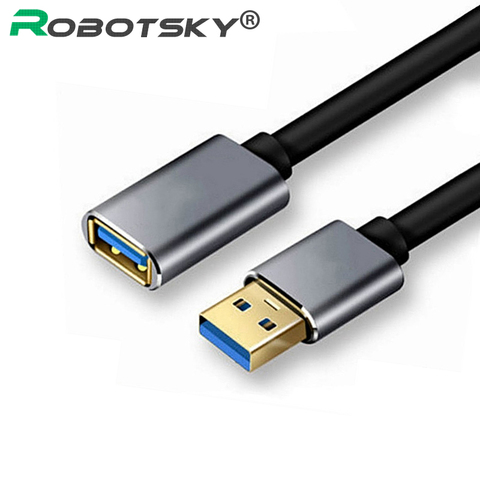 Super Speed USB 3.0 Extension Cable USB3.0 Type A Male to Female Data Sync Cord Adapter Connector 0.5m 1m 1.5m for Computer ► Photo 1/6