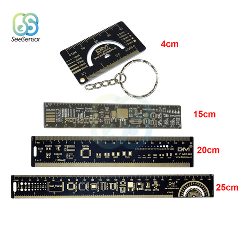 4cm 15cm 20cm 25cm Multifunctional PCB Ruler For Electronic Engineers For Geeks Makers For Arduino Fans PCB Reference Ruler ► Photo 1/6
