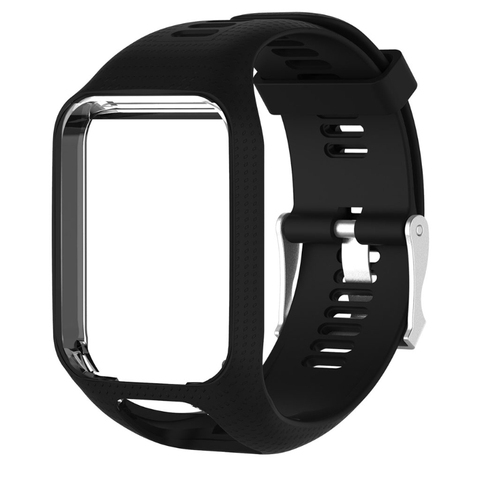 HOT Silicone Replacement Wrist Band Strap For TomTom Runner 2 3 Spark 3 GPS Watch Nov6 ► Photo 1/6