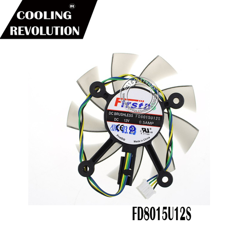 75MM FD8015U12S DC12V 0.5AMP 4PIN Cooler Fan For ASUS GTX 560 GTX550Ti HD7850 Graphics Video Card Cooling Fans ► Photo 1/2