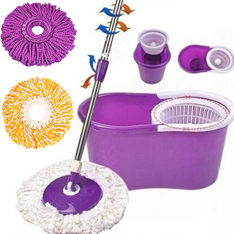 item! Useful 360 Rotating Head Easy Magic Microfiber Spinning Floor Mop Bucket Head ► Photo 1/6