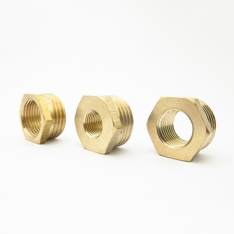 M10 M14 M20 Metric Male To Female Thread Brass Reducer Bushing Reducing Pipe Fitting Coupler Connector Adapter ► Photo 1/5