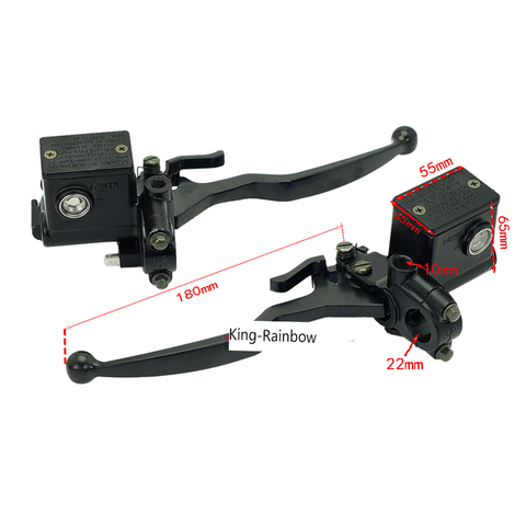 1pcs ATV GY6 Motorcycle Left / Right Upper Front /Rear Brake Pump Hydraulic Clutch Pump with Handle Parking Lock for 150cc 250cc ► Photo 1/4
