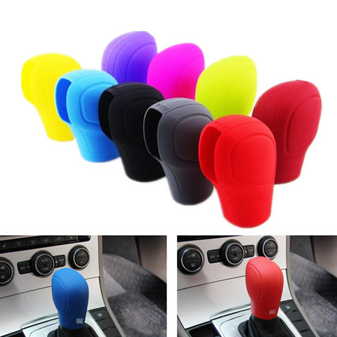 Universal Automatic Gear Shift Lever Knob Collars Silicone Case