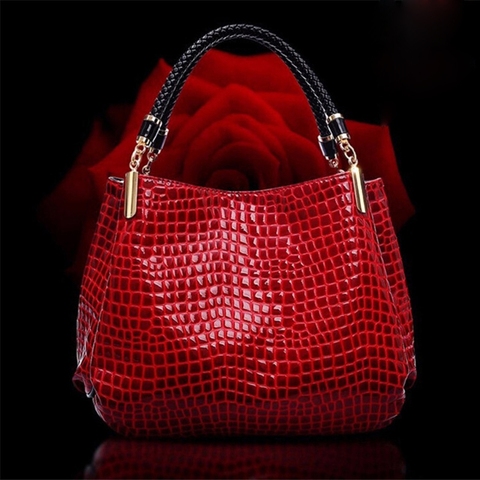 Fashion Women Shoulder Bag Ladies Handbag PU Leather Large Messenger Bag Interior Zipper Pocket New Fashion Hobo Bag ► Photo 1/6