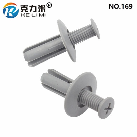 KE LI MI Universal Purpose Push Type 8mm Trim Panel Hood Fixed Expansion Retainer Fastener Rivet Plastic Screws ► Photo 1/6