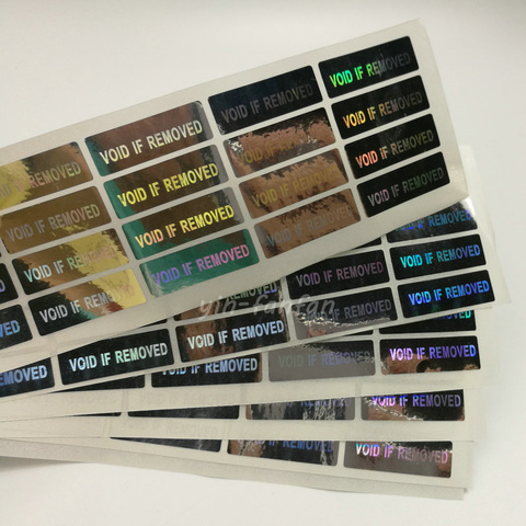 300pcs Hologram VOID IF REMOVED Security Tamper proof Evident Stickers Size 30x10mm ► Photo 1/6