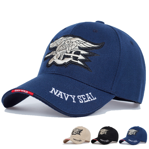 High Quality Mens US NAVY Baseball Cap Navy Seals Cap Tactical Army Cap Trucker Gorras Snapback Hat For Adult ► Photo 1/6