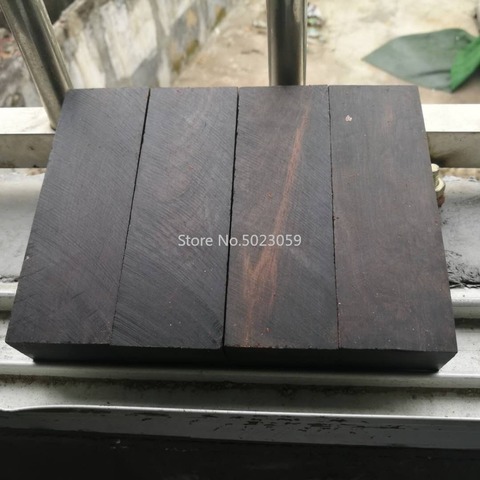 2pieces Home DIY Handicraft Materials East Africa Ebony Purple Sandal Wood for DIY Knife Handle Material ► Photo 1/3