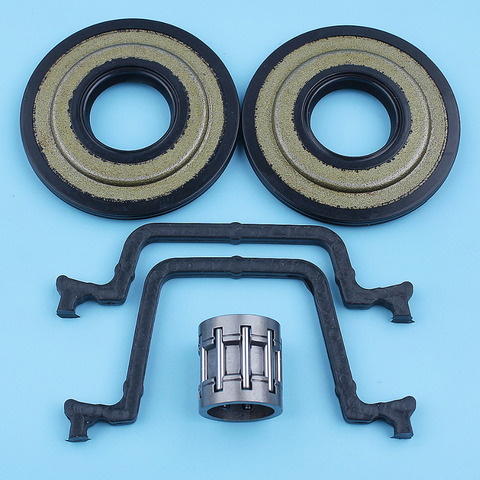 Crank Oil Seal Cylinder Gaskets Needle Bearing Kit For Husqvarna 450 Rancher 445e 445 450e II Chainsaw 544108701 544109201 ► Photo 1/6