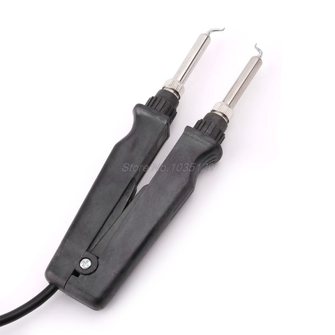 902 ESD SMD Double Soldering Iron Tweezer Handle Clip Heating Plier Soldering Station Accessories Whosale&DropShip ► Photo 1/6