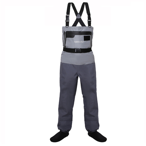 5-Layer Durable Breathable Waterproof Stocking Foot Fly Fishing Chest Waders Pants for Men and Women ► Photo 1/6
