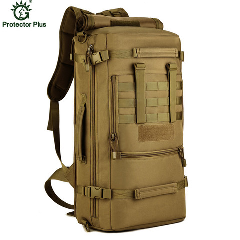 Men's Military Backpack 50LCamouflage Laptop Backpack Women Bag Mountaineering Backpacks Men Travel Bags X103 ► Photo 1/6