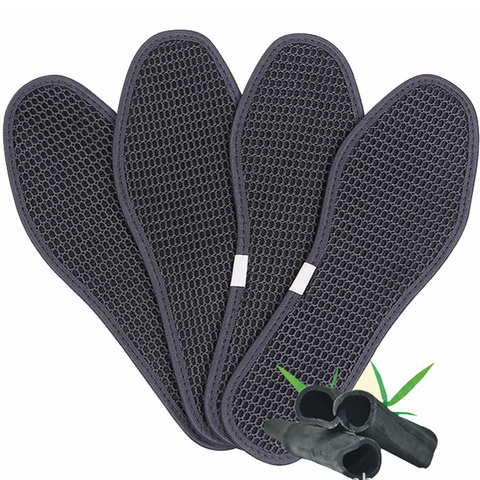 5Pairs/Lot Charcoal dry deodorant antibacterial breathable Shoe Pads Outdoor Hiking Insoles ► Photo 1/4