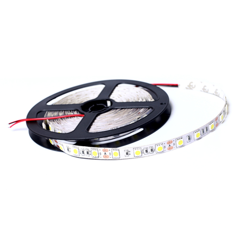 5m 300 LED SMD5050 No waterproof SMD 12V flexible light 60 led/m,6 color LED strip white/warm white/blue/green/red/yellow ► Photo 1/5