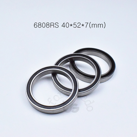 6808RS 40*52*7(mm) 1piece  bearing ABEC-5 Rubber sealed bearing Thin wall bearing 6808 6808RS chrome steel  bearing ► Photo 1/6