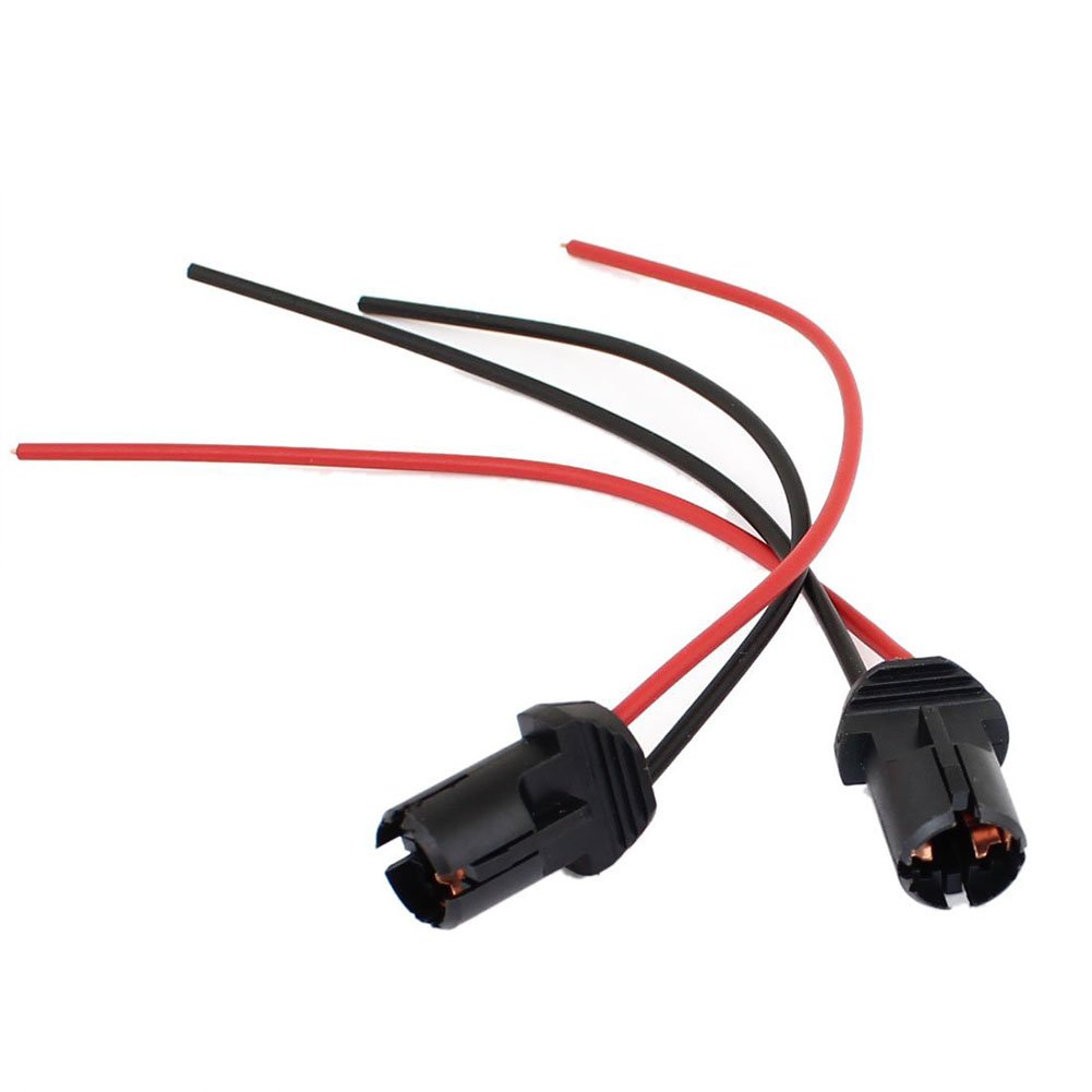 10x Car T10 194 W5W 168 LED Bulbs Holder Adapter Socket Harness Plug Connector