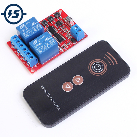 Wireless Infrared Receiver Learning Type Module + 3-Key Black Remote Control 150mA 5V 2-Channel 2bit DIY Kit ► Photo 1/6