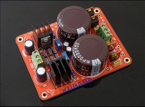 New Assembled LM317 / LM337 Dual Power Adjustable Regulated Power Supply Board ► Photo 1/4