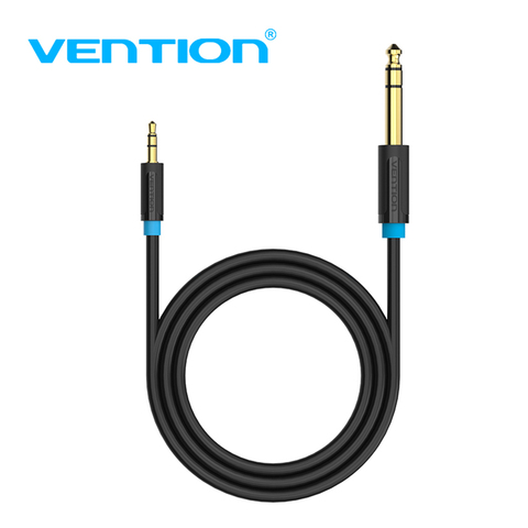 Vention 3.5mm to 6.35mm Adapter Aux Cable for Mixer Amplifier Gold Plated 3.5 Jack to 6.5 Jack 0.5m 3m 5m Aux Cabo Male to Male ► Photo 1/6