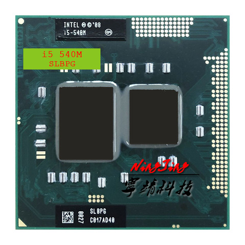 Intel Core i5-540M i5 540M SLBPG SLBTV 2.5 GHz Dual-Core Quad-Thread CPU Processor 3W 35W Socket G1 / rPGA988A ► Photo 1/1