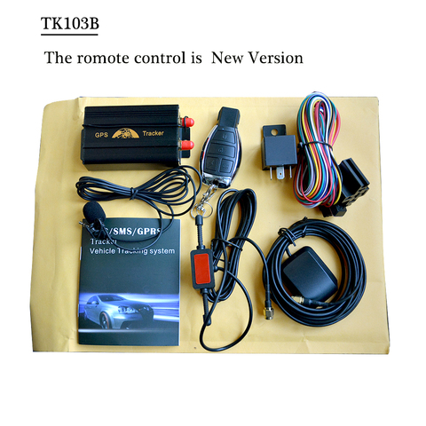 Vehicle Car GPS Tracker 103B with Remote Control GSM Alarm SD Card Slot Anti-theft/car alarm system Wholesale Without Retail Box ► Photo 1/6