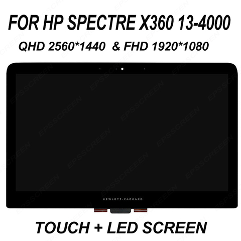 13.3'' LCD Assembly Touch Screen Digitizer Laptop For HP Spectre x360 13-4000 series 13-4xxxx 13-4115 1920*1080 OR 2560*1440 ► Photo 1/5