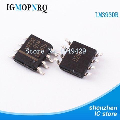 20pcs free shipping LM393 LM393DR LM393D SOP-8 Comparators Dual Differential new original ► Photo 1/1