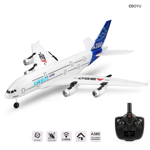 Wltoys XK A120 Airbus A380 Model Remote Control Plane 2.4G 3CH EPP RC Airplane Fixed-Wing RTF RC Wingspan Toy ► Photo 1/6