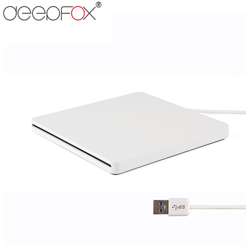 DeepFox Super Slim External Slot in DVD RW Enclosure USB 3.0 Case 9.5mm SATA Optical Drive For laptop Macbook without Driver ► Photo 1/6