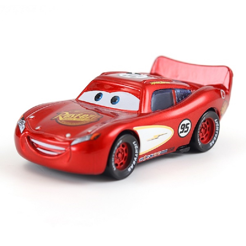 Details about   Cars 3 Metallic Red Lightning McQueen Diecast Toy Car Loose 1:55 Kids Vehicle 