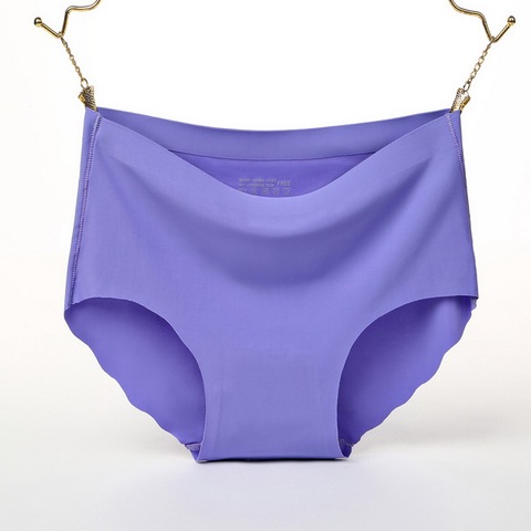 Women Panties Ice Silky Underwear Cool Refreshing Seamless Briefs