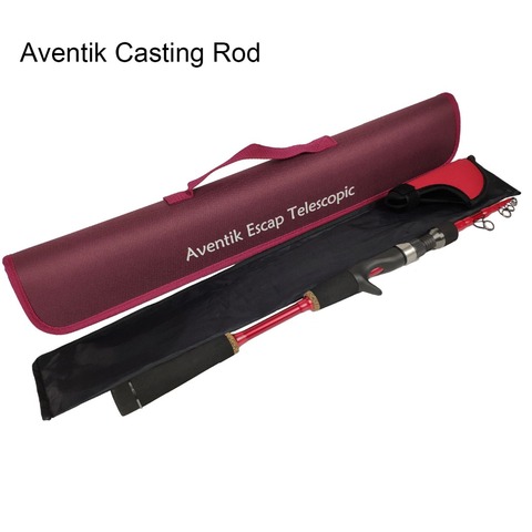 Travel Fishing Rod Aventik Escape 24T Carbon Telescopic Casting Rod Spinning Rod Fishing Rod 6 sec 6'9'' 10-30g, 7'6'' 15-40g ► Photo 1/6