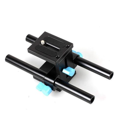 Sonovel High Quality 15mm Rail Rod Support System Baseplate Mount for canon DSLR Follow Focus Rig 5D2 5D 5D3 7D ► Photo 1/6