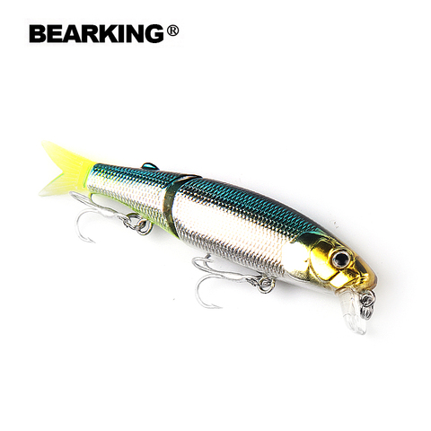 Bearking brand 5PCS Minnow Fishing Lure Laser Hard Artificial Bait 3D Eyes 8.8cm 7.2g Fishing Wobblers Crankbait Minnows ► Photo 1/6