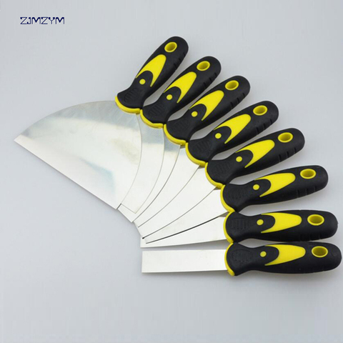 5 inch Putty Knife 1pcs Scraper Blade Scraper Shovel Carbon Steel Plastic Handle Wall Plastering Knife Hand Tool 215x125mm ► Photo 1/3
