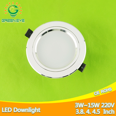 Ultra Bright Frosted Metal LED Downlight 5w 7w 9w 12w 15w Spot Light 110~220v Ceiling Down Light Indoor Lighting Home Chandelier ► Photo 1/6
