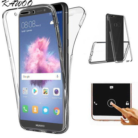 360 Degree Full Body Case For Huawei P Smart Front&Back Protection TPU Soft Silicone Phone Cover for P20 Mate 20 Lite P9 P10 P8 ► Photo 1/6