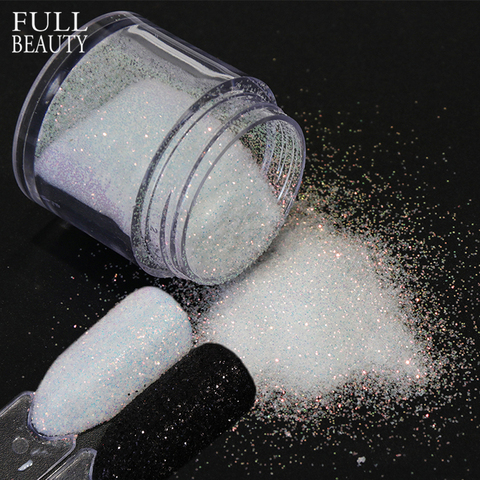 1 bottle Black White Shinning Dazzling Nail Glitter Powder Gel Polish Holographic Pigment Nail Art Dust Manicure Decor CH26/48-1 ► Photo 1/6