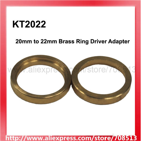 KT2022 20mm (Inner) to 22mm (External) Brass Ring Driver Adapter for 20mm Circuit Board (2 pcs) ► Photo 1/1