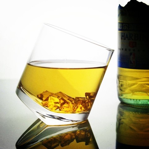 Creative Heel Tap Scotland Whiskey Rock Glass Bar KTV Night Club Wine XO Cocktail Whisky Cup Glasses 10 Oz Brandy Snifter Verre ► Photo 1/6