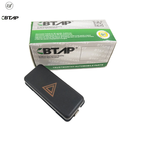 BTAP New Emergency Light Hazard Switch For BMW 3 5 7 8 Series M3 M5 Z3 E36 E34 E31 61311374220 61311390722 German Specification ► Photo 1/5