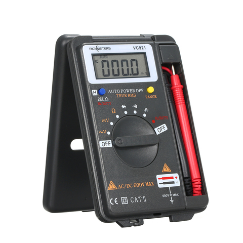 RICHMETERS VC921 Handheld Mini  Digital Multimeter Multifunction 4000 Counts Multi Meter AC/DC Transistor Voltage Tester Ammeter ► Photo 1/1