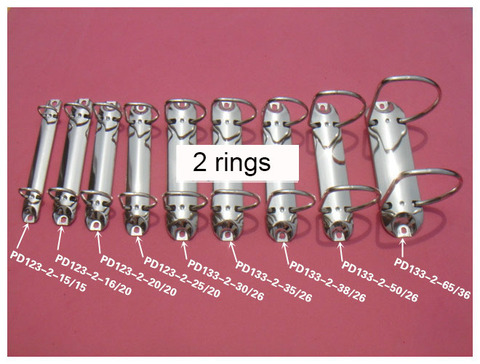 B7 A7 2 rings clip binder O shape D shape  15 25 30 38 50 65mm diameter 133 123 long ► Photo 1/6