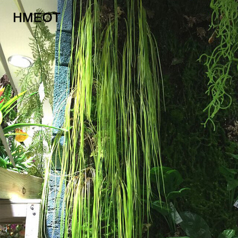 55cm Artificial Hanging grass leave simulation plants leaf decoration plastic flower green wall accessories decorative lawn 1pcs ► Photo 1/6