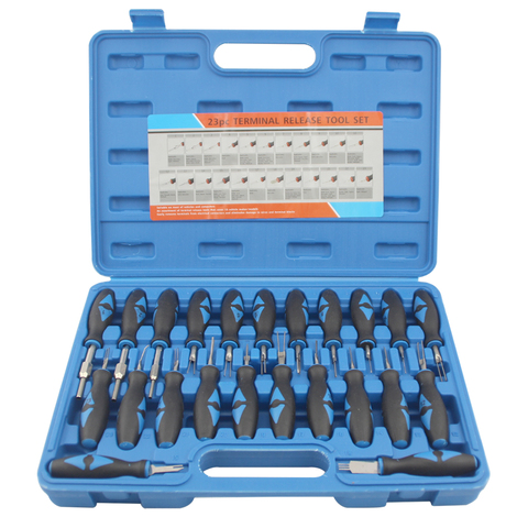 23Pcs/Set Universal Automotive Terminal Release Removal Remover Tool Kit Car Electrical Wiring Crimp Connector Pin Extractor Kit ► Photo 1/5
