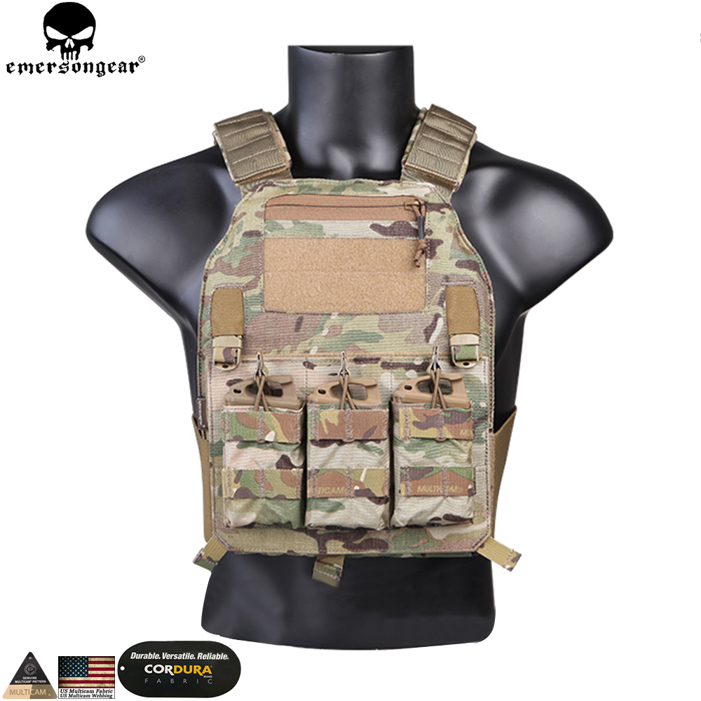 EMERSON Tactical JPC MOLLE Vest Airsoft Paintball protect Plate Carrier Combat 
